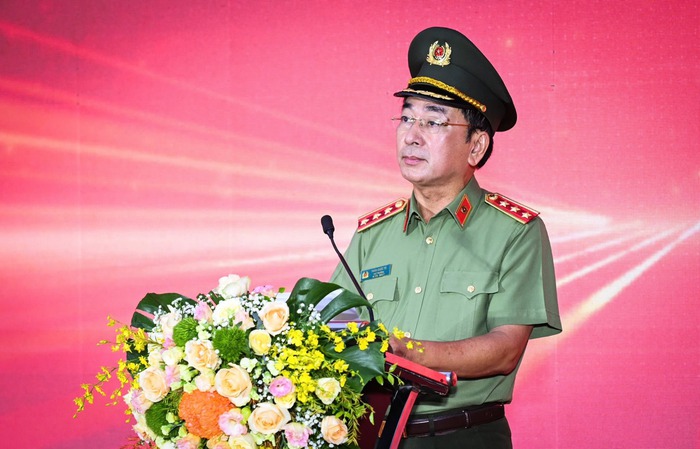Thượng tướng Trần Quốc Tỏ tại Lễ phát động
