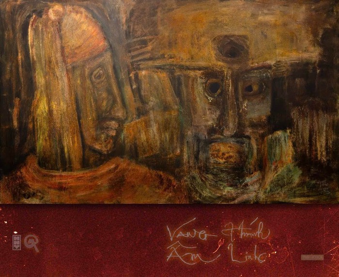 Sách thư họa "Vang âm Thánh linh" do NXB Hội Nhà văn ấn hành Sách thư họa "Vang âm Thánh linh" do NXB Hội Nhà văn ấn hành