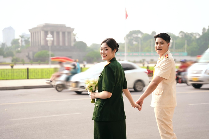 Chuyện tình đẹp của nữ VĐV bóng chuyền quân đội và chàng chiến sĩ công an- Ảnh 5.