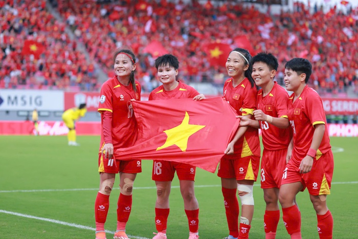 Đánh bại Thái Lan, bóng đá nữ Việt Nam giành vị trí thứ 3 tại Giải vô địch Đông Nam Á - Ảnh 9.
