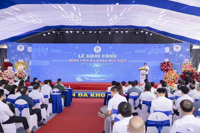 Khởi công Bệnh viện Đa khoa Đức Việt: Công trình y tế trọng điểm tại cửa ngõ phía Tây Hà Nội- Ảnh 2. Khởi công Bệnh viện Đa khoa Đức Việt: Công trình y tế trọng điểm tại cửa ngõ phía Tây Hà Nội- Ảnh 2.