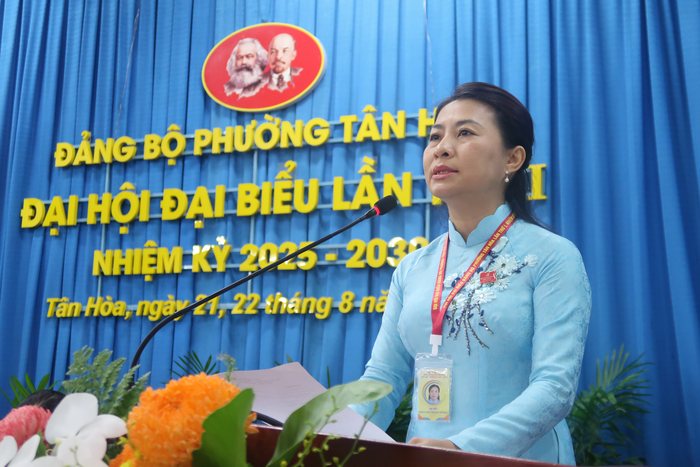 TPHCM: 54,5% ủy viên Ban Chấp hành Đảng bộ phường Tân Hòa là nữ- Ảnh 2.