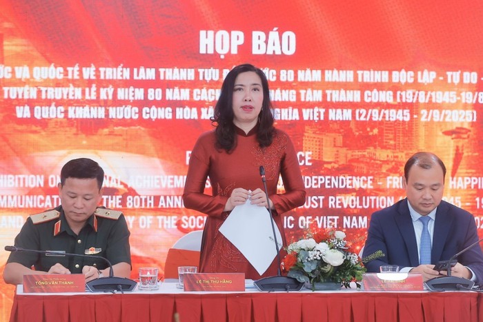 Khai trương Trung tâm báo chí và họp báo về Triển lãm 80 năm thành tựu đất nước- Ảnh 2.