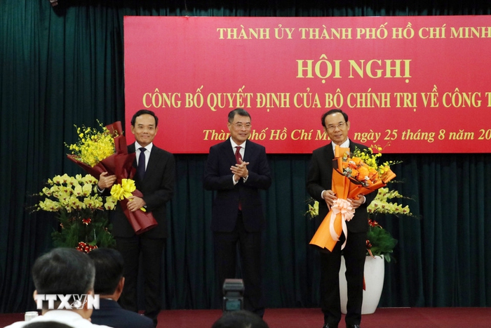 Đồng chí Trần Lưu Quang giữ chức Bí thư Thành ủy Thành phố Hồ Chí Minh- Ảnh 1. Đồng chí Trần Lưu Quang giữ chức Bí thư Thành ủy Thành phố Hồ Chí Minh- Ảnh 1.