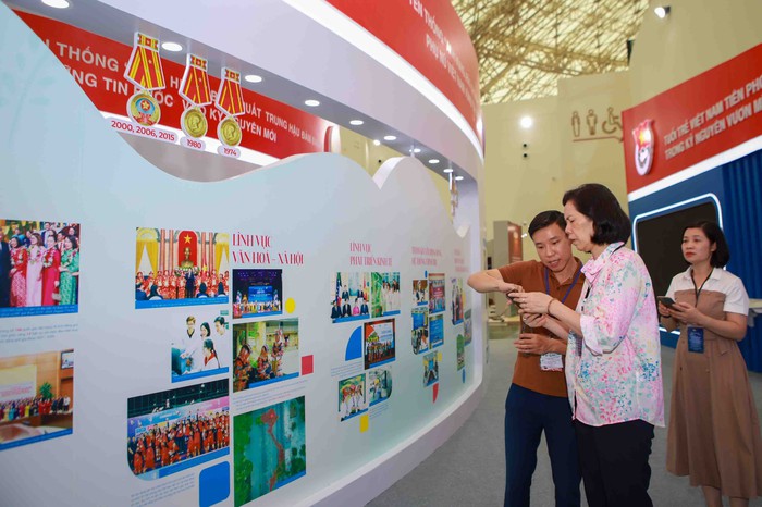 Những hình ảnh về không gian trưng bày của Hội LHPN Việt Nam tại Triển lãm 80 năm thành tựu đất nước- Ảnh 2.