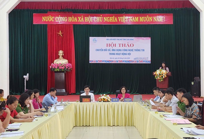 Cao Bằng: Hội thảo “Chuyển đổi số và ứng dụng công nghệ thông tin trong hoạt động Hội”- Ảnh 1. Cao Bằng: Hội thảo “Chuyển đổi số và ứng dụng công nghệ thông tin trong hoạt động Hội”- Ảnh 1.