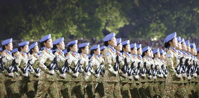 Những 'bóng hồng' tại buổi sơ duyệt Lễ kỷ niệm 80 năm Quốc khánh- Ảnh 11. Những 'bóng hồng' tại buổi sơ duyệt Lễ kỷ niệm 80 năm Quốc khánh- Ảnh 11.