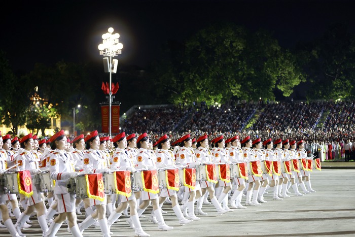 Những 'bóng hồng' tại buổi sơ duyệt Lễ kỷ niệm 80 năm Quốc khánh- Ảnh 1. Những 'bóng hồng' tại buổi sơ duyệt Lễ kỷ niệm 80 năm Quốc khánh- Ảnh 1.