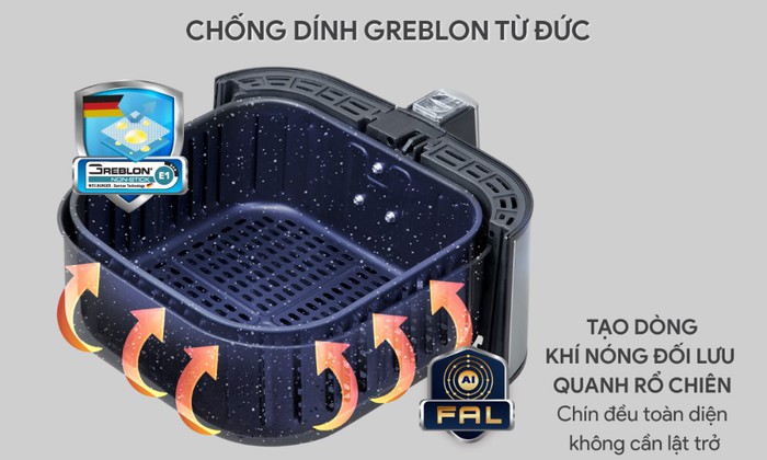 Ăn ngon sống khỏe với nồi chiên không dầu BlueStone- Ảnh 2. Ăn ngon sống khỏe với nồi chiên không dầu BlueStone- Ảnh 2.