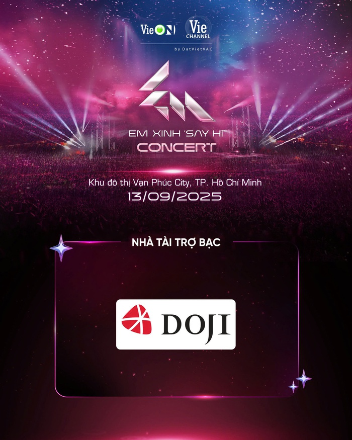 Doji đồng hành cùng concert em xinh "say hi": Chờ đợi gì từ sự kết hợp này?- Ảnh 2. Doji đồng hành cùng concert em xinh "say hi": Chờ đợi gì từ sự kết hợp này?- Ảnh 2.