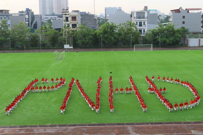 Hà Nội: 80.000 phụ nữ đồng diễn dân vũ chào mừng 80 năm Quốc Khánh- Ảnh 5. Hà Nội: 80.000 phụ nữ đồng diễn dân vũ chào mừng 80 năm Quốc Khánh- Ảnh 5.