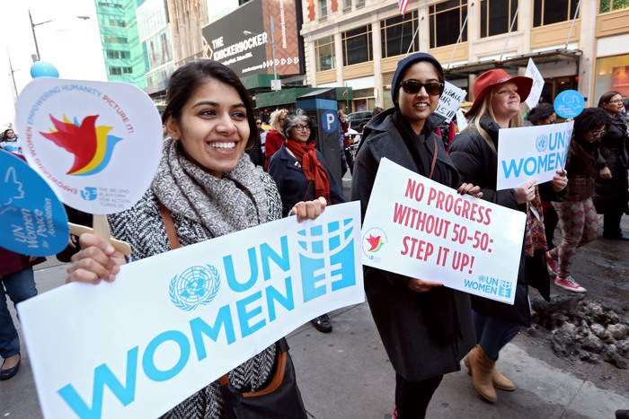 UN Women tròn 15 tuổi: Thúc đẩy quyền của phụ nữ và trẻ em gái- Ảnh 1. UN Women tròn 15 tuổi: Thúc đẩy quyền của phụ nữ và trẻ em gái- Ảnh 1.