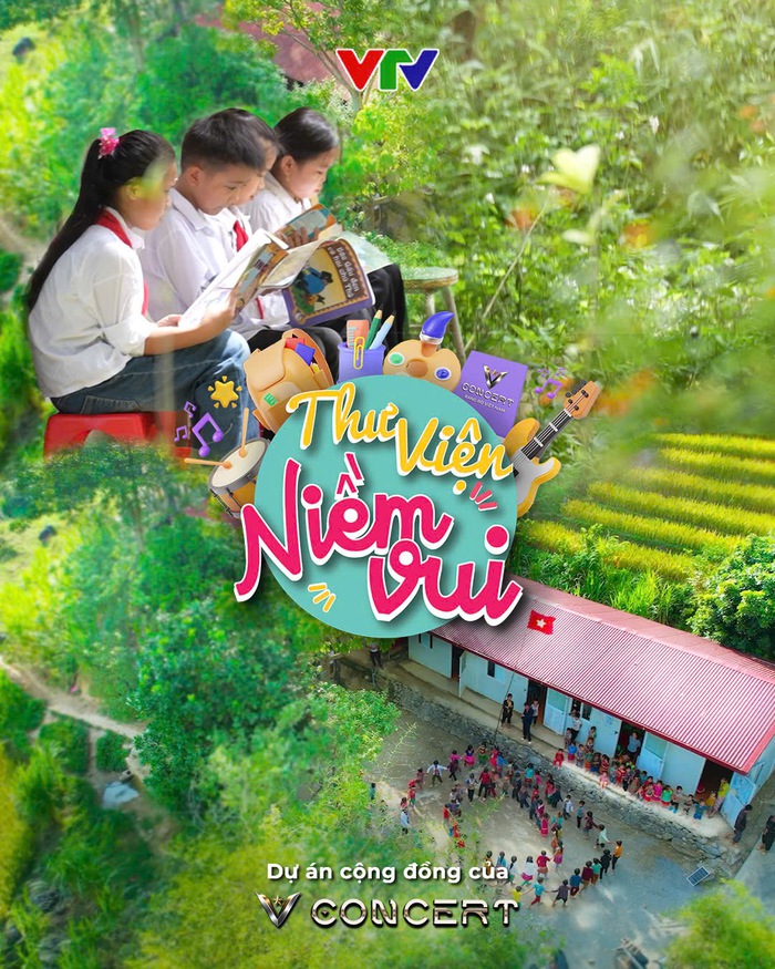 Dự án "Thư viện Niềm vui" đặt mục tiêu xây dựng 100 thư viện cho trẻ vùng lũ, vùng núi khó khăn