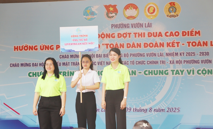 TPHCM: Phường Vườn Lài thực hiện đợt thi đua cao điểm chào mừng đại hội- Ảnh 2.