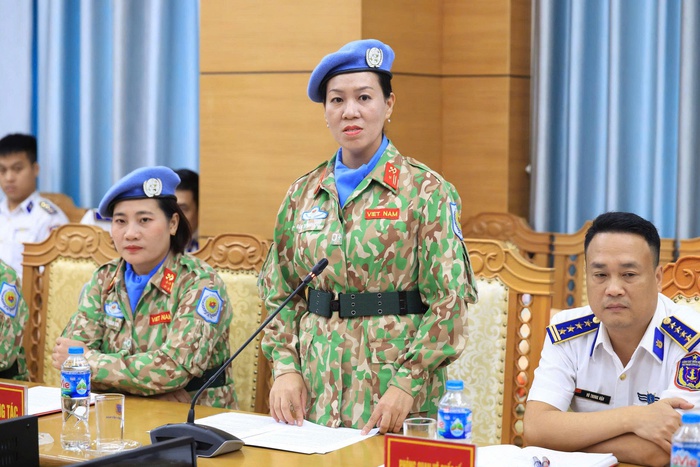 Lần đầu tiên nữ quân nhân Cảnh sát biển Việt Nam tham gia gìn giữ hoà bình Liên hợp quốc- Ảnh 1.