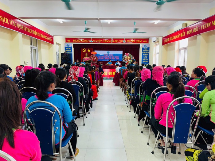 Lào Cai: Đại hội đại biểu Phụ nữ cơ sở đầu tiên sau sáp nhập - Ảnh 1.