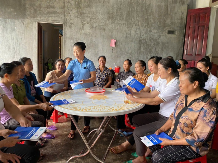 Nhiều chị em tại thôn Bình Sơn đã vận động được người thân từ bỏ thói quen hút thuốc lá khi tham gia câu lạc bộ