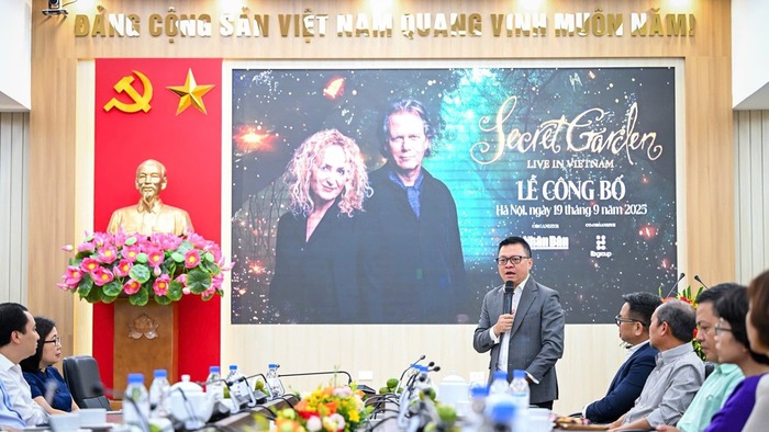 Ông Lê Quốc Minh chia sẻ tại Lễ công bố chương trình "Secret Garden Live in Vietnam"