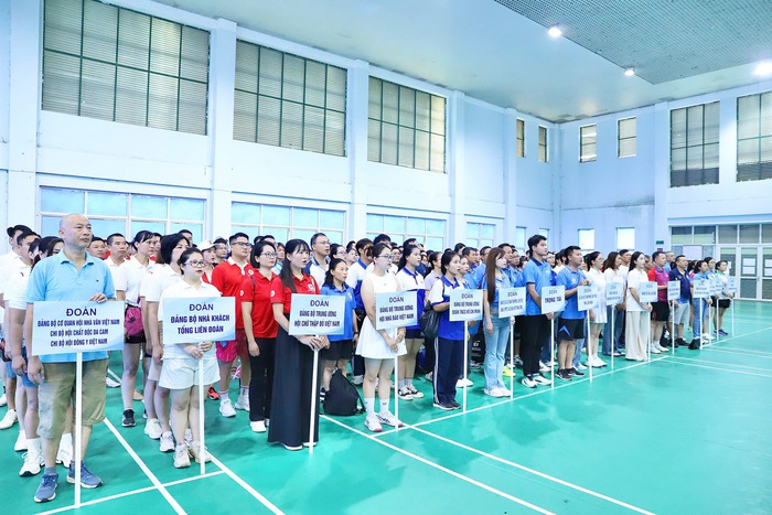 Hội thao chào mừng Đại hội Đảng bộ Mặt trận Tổ quốc, các đoàn thể Trung ương lần thứ I- Ảnh 2.