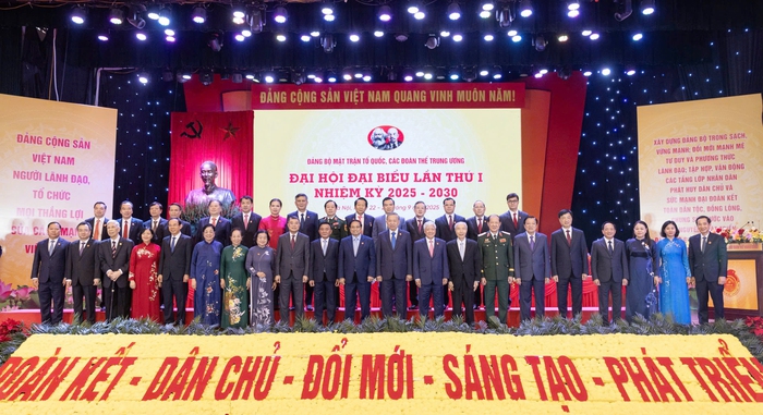 Phát biểu của Tổng Bí thư Tô Lâm tại Đại hội đại biểu Đảng bộ MTTQ, các đoàn thể Trung ương lần thứ I- Ảnh 4.