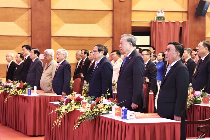 Lãnh đạo Đảng, Nhà nước dự Đại hội đại biểu Đảng bộ MTTQ, các đoàn thể Trung ương lần thứ I, nhiệm kỳ 2025 - 2030 - Ảnh 2.
