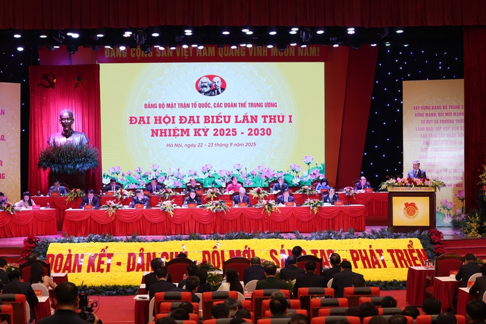 Phát biểu của Tổng Bí thư Tô Lâm tại Đại hội đại biểu Đảng bộ MTTQ, các đoàn thể Trung ương lần thứ I- Ảnh 3.