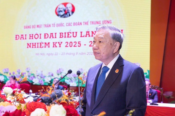 Phát biểu của Tổng Bí thư Tô Lâm tại Đại hội đại biểu Đảng bộ MTTQ, các đoàn thể Trung ương lần thứ I- Ảnh 2.