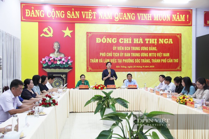 Phó Chủ tịch UBTƯ MTTQ Việt Nam Hà Thị Nga dự Hội nghị tập huấn về xây dựng nông thôn mới và giảm nghèo bền vững khu vực phía Nam- Ảnh 5.