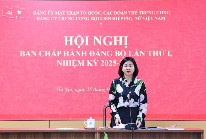 Đảng bộ TƯ Hội LHPN Việt Nam triển khai nhiệm vụ trọng tâm quý IV/2025- Ảnh 5.