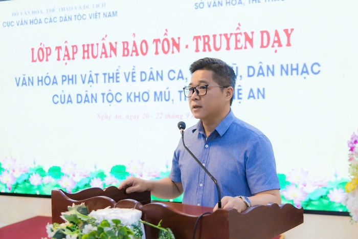 Truyền dạy, bảo tồn văn hóa phi vật thể đồng bào dân tộc Khơ Mú- Ảnh 1.
