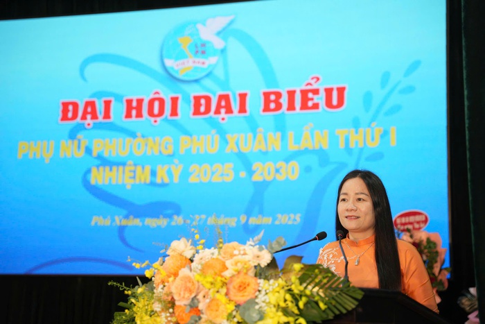 Đại hội Phụ nữ phường Phú Xuân (TP Huế): Đổi mới vì lợi ích chính đáng của hội viên- Ảnh 1.