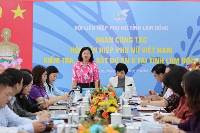 Hội LHPN Việt Nam kiểm tra, giám sát Dự án 8 tại tỉnh Lâm Đồng- Ảnh 4.