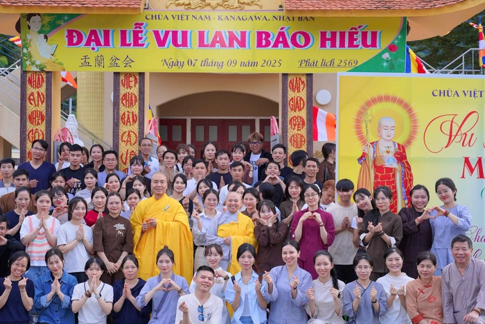 Đại lễ Vu Lan báo hiếu năm 2025 được tổ chức tại chùa Việt Nam tại Kanagawoa, Nhật Bản