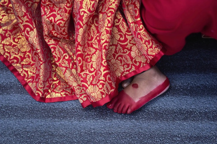 Mùa lễ hội của Nepal bắt đầu bằng cuộc diễu hành dành cho nữ thần sống- Ảnh 4. Mùa lễ hội của Nepal bắt đầu bằng cuộc diễu hành dành cho nữ thần sống- Ảnh 4.