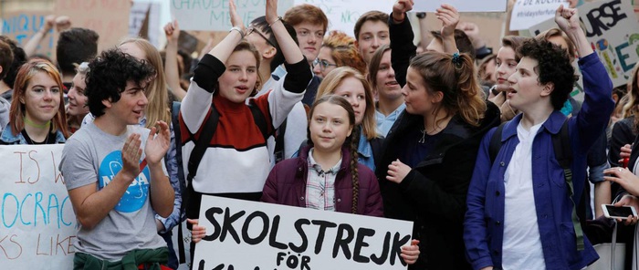 Greta Thunberg cùng phong trào xuống đường bảo vệ khí hậu