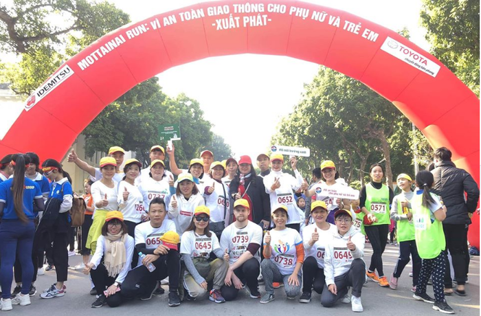 Các thành viên của TẾT THUẦN CHAY đã tham gia chạy Mottainai Run 2019