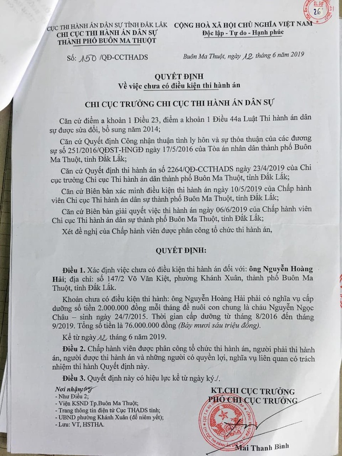 Vụ tranh chấp quyền nuôi con ở Đắk Lắk: Một bản án vô lý, do non kém nghiệp vụ hay vì lý do nào khác? - Ảnh 4.