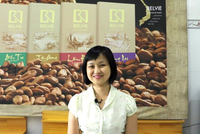 Chị Trần Thị Ngọc Hà - Phó giám đốc Belvie Chocolate
