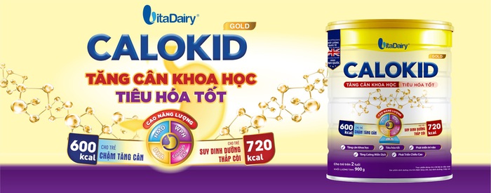 VitaDairy ra mắt sản phẩm Calokid Gold cho trẻ em - Ảnh 1.