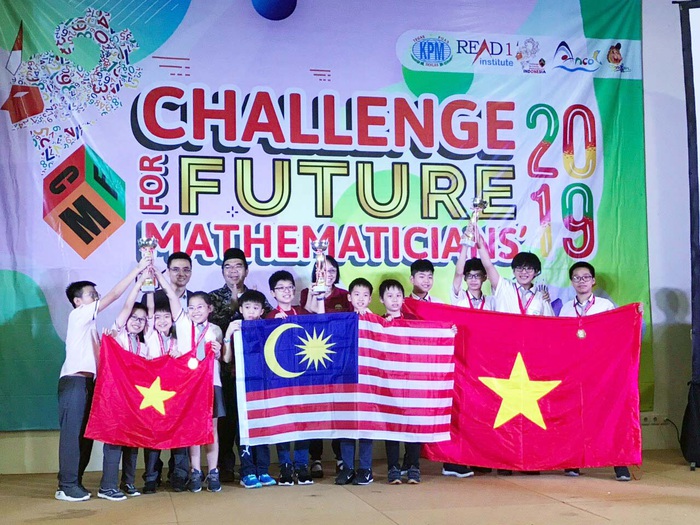 Học sinh Việt Nam đoạt 10 huy chương vàng cuộc thi &quot;Thử thách nhà Toán học tương lai&quot; - Ảnh 1.