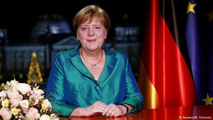 Thủ tướng Đức Angela Merkel đọc thông điệp năm mới 2020