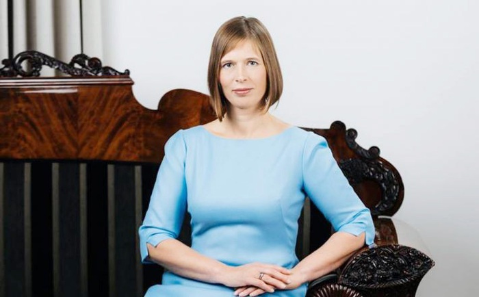 Tổng thống Estonia Kersti Kaljulaid