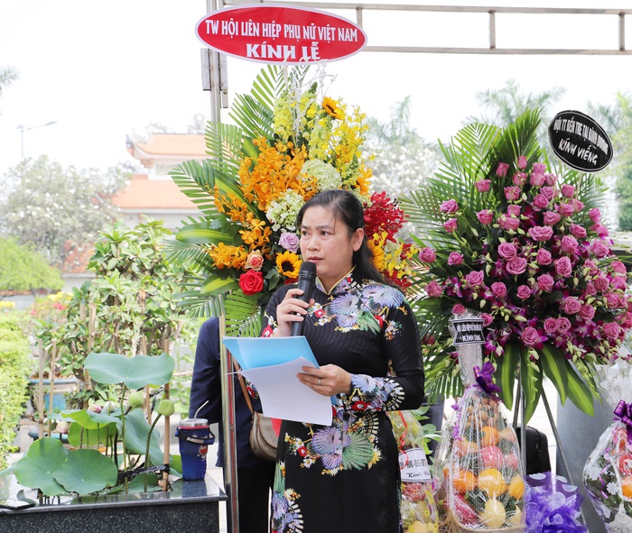 Lễ khánh thành tôn tạo khu mộ nữ tướng Nguyễn Thị Định - Ảnh 6.