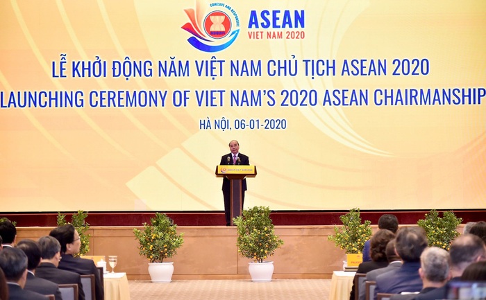 Thủ tướng Chính phủ Nguyễn Xuân Phúc phát biểu Lễ Khởi động năm Chủ tịch ASEAN 2020