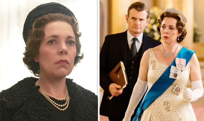 Olivia Colman với vai diễn Nữ hoàng Elizabeth II trong phim The Crown