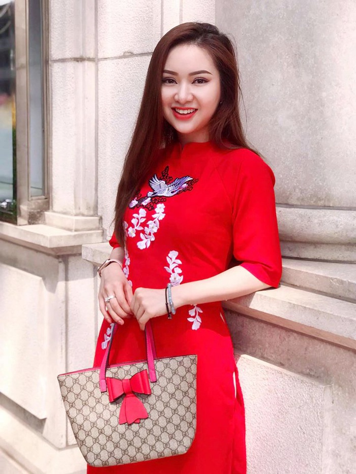 Người đẹp Miss Photo Trân Chân nổi bật với áo dài du Xuân - Ảnh 5.