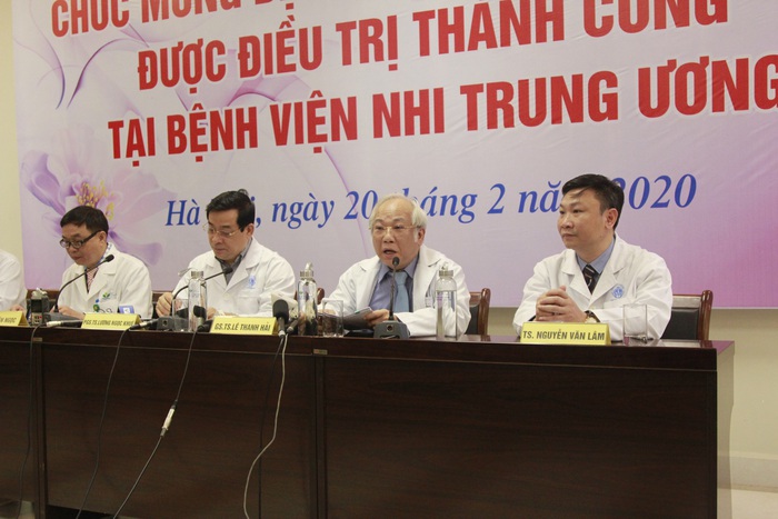 GS. Lê Thanh Hải, Giám đốc BV Nhi TƯ thông tin về ca bệnh