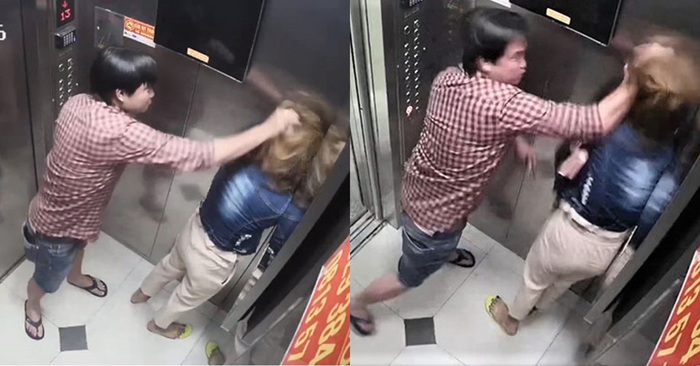 TPHCM: Phạt hành chính người đàn ông đánh phụ nữ trong thang máy chung cư  - Ảnh 1.