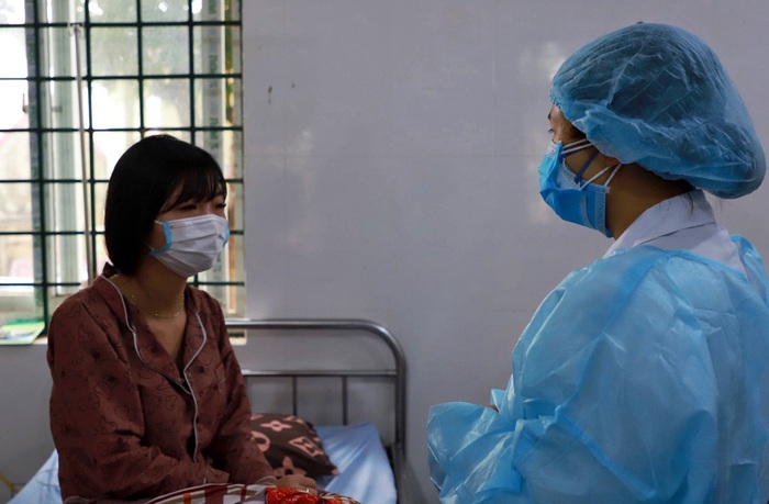 Bệnh nhân N.T.D. đang được cách ly tại cơ sở y tế do bị nhiễm virus corona
