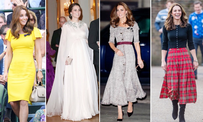 Trang phục được yêu thích của công nương Kate Middleton